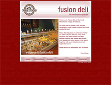 Tablet Screenshot of fusiondeli.co.uk